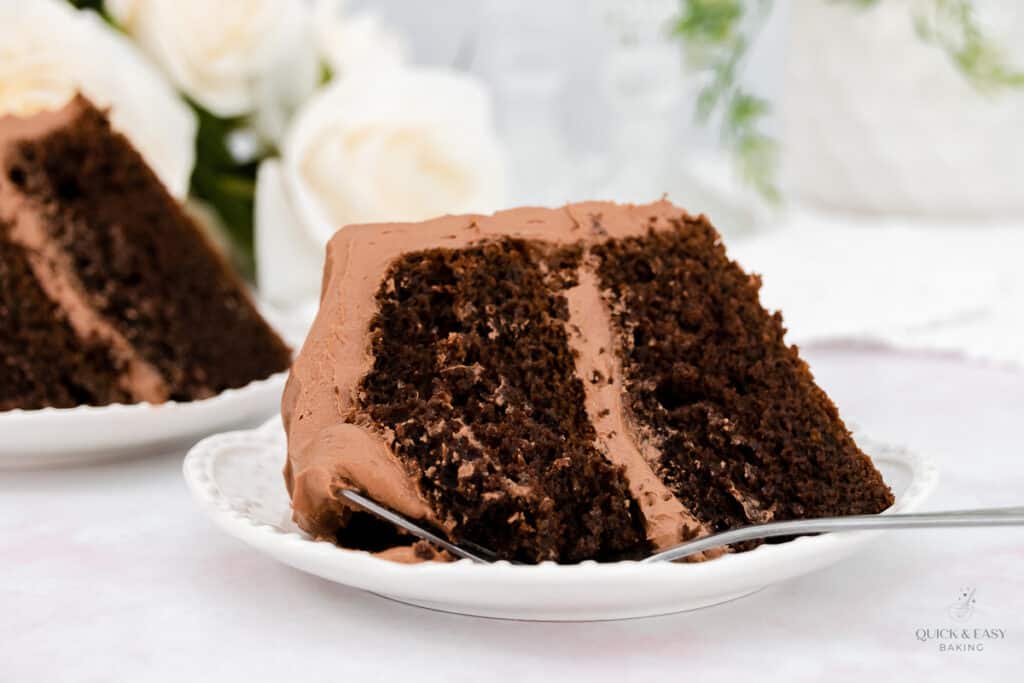 Easy Chocolate Sour Cream Cake with Cake Mix (A Doctored Cake ...