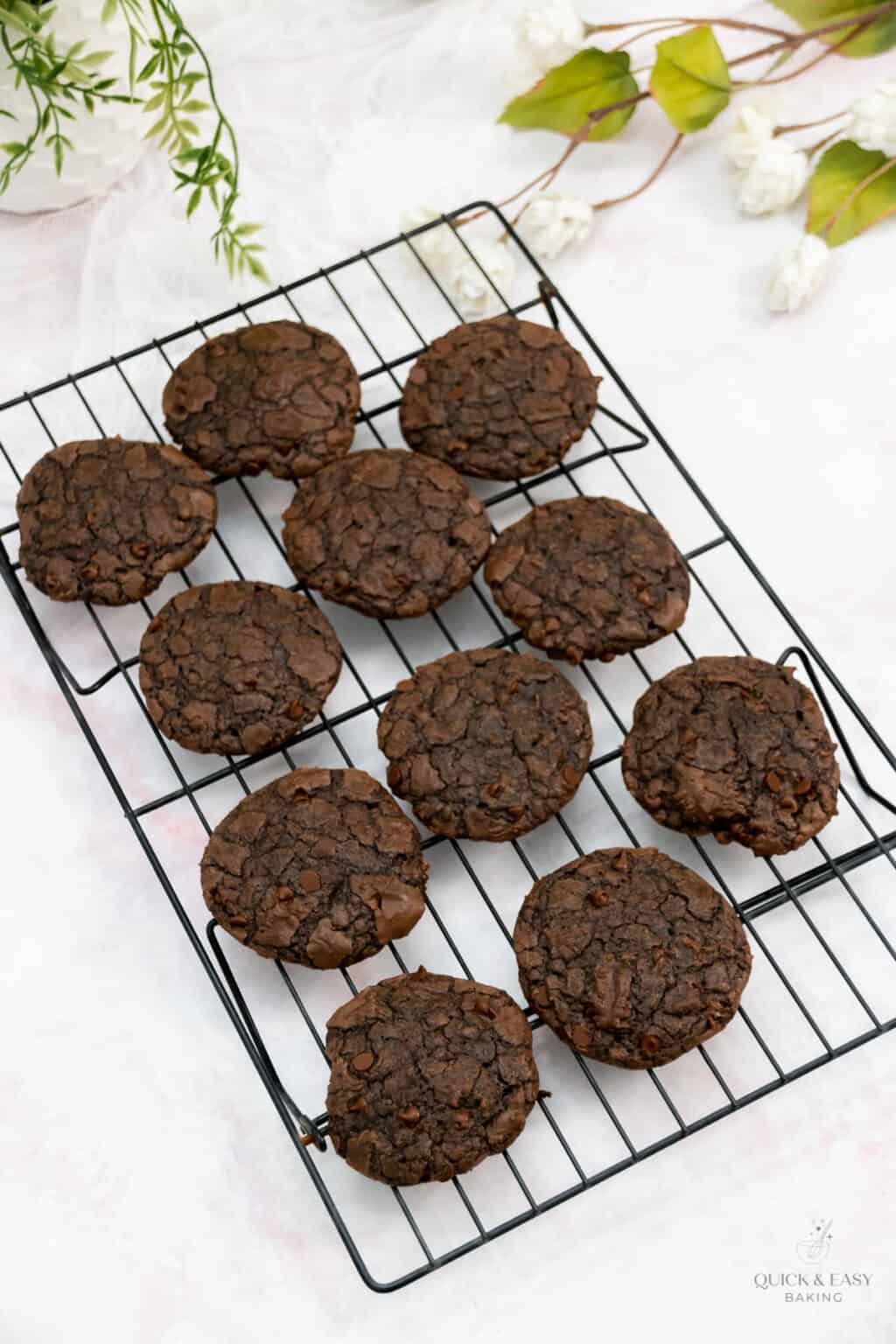 Easy Brownie Mix Cookies (Brownie Cookies from a Box) Quick and Easy Baking